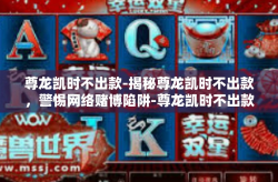 尊龙凯时不出款-揭秘尊龙凯时不出款，警惕网络赌博陷阱-尊龙凯时不出款