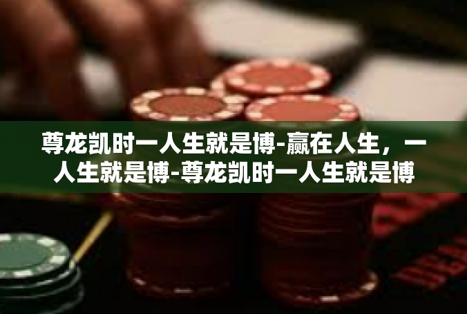 尊龙凯时一人生就是博-赢在人生，一人生就是博-尊龙凯时一人生就是博